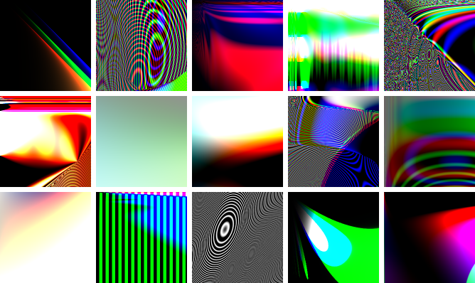 Gallery of procedurally generated abstract art