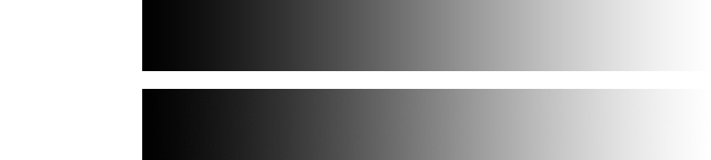 Comparison of a gradient, uncompressed vs BC4